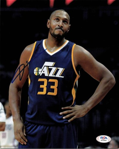 Boris Diaw Autographed Signed 8X10 Photo PSA/DNA Utah Jazz
