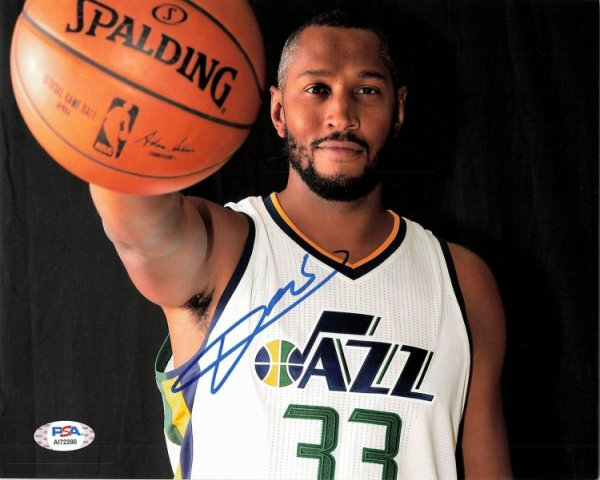 Boris Diaw Autographed Signed 8X10 Photo PSA/DNA Utah Jazz
