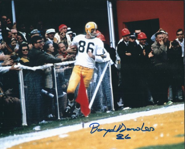 Boyd Dowler Signed Autographed 8X10 Photo Packers SB I & II JSA AB54563