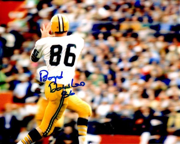 Boyd Dowler HOF Signed Inscribed 1960's Green Bay Packers Full Size Helmet  JSA