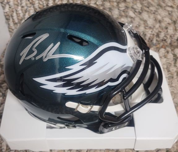 Brandon Graham Signed Philadelphia Eagles Chrome Speed Mini-Helmet