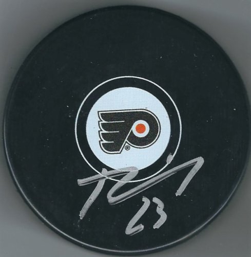 Brandon Manning Autographed Signed Philadelphia Flyers Hockey Puck - Main Line Autographs