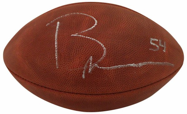 Terrell Davis signed Wilson NFL Football Broncos Autograph (B) Beckett BAS  Holo