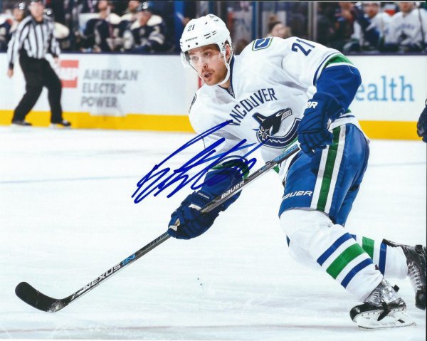 Martin Gelinas Calgary Flames Signed Autographed Action 8x10