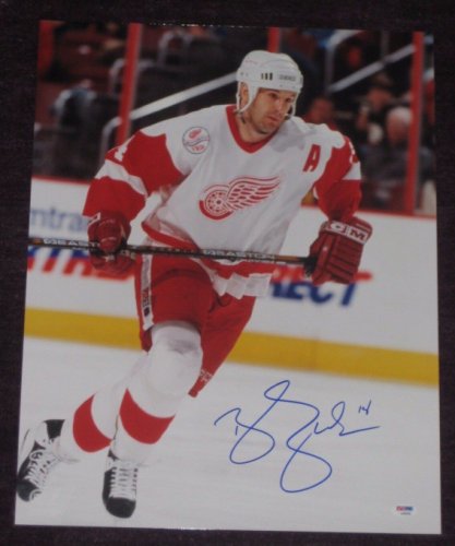 Brendan Shanahan Detroit Red Wings Autographed 500th Goal 8x10 Photo 