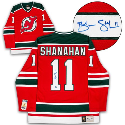 Brendan Shanahan New Jersey Devils Autographed Signed Rookie Fanatics Retro Jersey