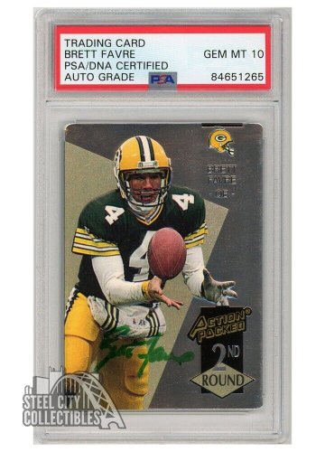 Brett Favre Autographed Signed 1993 Action Packed Prototype Autograph Card #Ru2 PSA/DNA