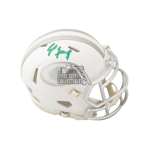 Brett Favre Autographed Signed Green Bay Packers Ice Mini Football Helmet - Beckett COA