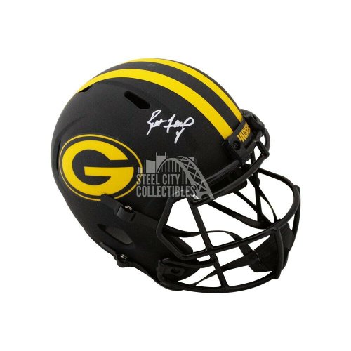 Brett Favre Autographed Signed Packers Eclipse Replica Full-Size Football Helmet - Beckett