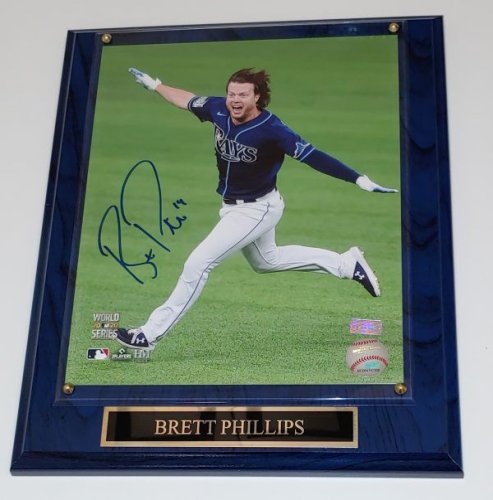 photo Brett Phillips Airplane sports collectibles