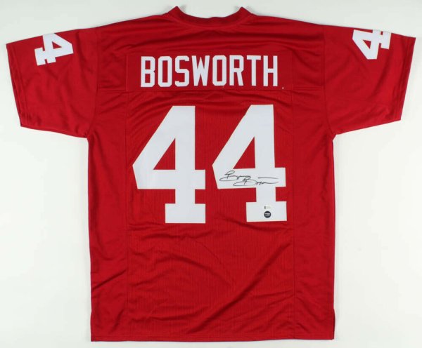 Brian bosworth signed jersey clearance