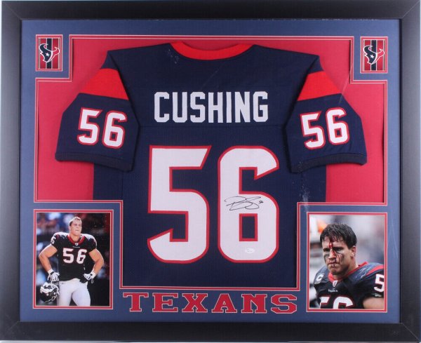 Brian Cushing Autographed Red Pro Style Jersey- JSA W Authenticated – The  Jersey Source