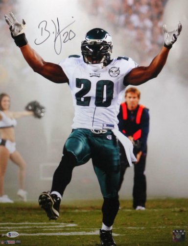 Brian Dawkins Philadelphia Eagles Autographed Midnight Green Mitchell &  Ness Authentic Jersey