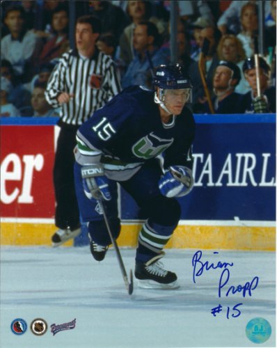 Brian Propp Autographed Signed 8X10 Hartford Whalers Photo - Autographs