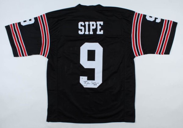 Brian Sipe Signed Cleveland Browns Jersey (Beckett Hologram) Browns QB –