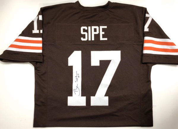 Brian sipe autographed jersey Clearance