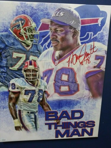 bruce smith autographed jersey