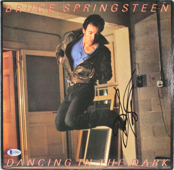 Bruce Springsteen Autographed Signed Dancing In The Attic Album Cover W/ Vinyl Beckett 