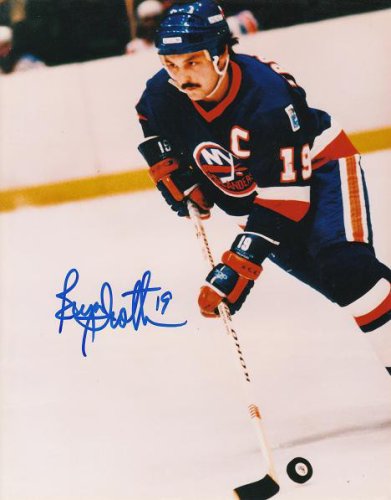 Signed 11x14 Bryan TrottierHOF 97 New York Islanders Photo COA 