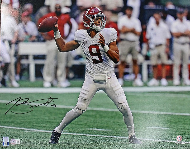 Bryce Young Autographed Signed Alabama Crimson Tide 16x20 Throw in All White Photo - Beckett Authentic