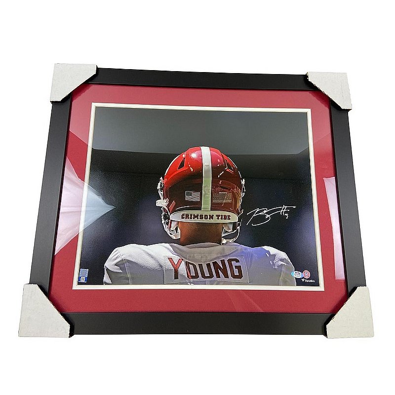 NFL Auction  Alabama Replica Helmet signed by 2021 Heisman Trophy QB Bryce  Young (Smudged due to player handling)