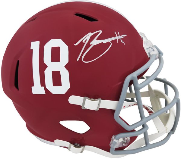 Bryce Young Autographed Signed Alabama Crimson Tide Riddell Full Size Speed Replica Helmet