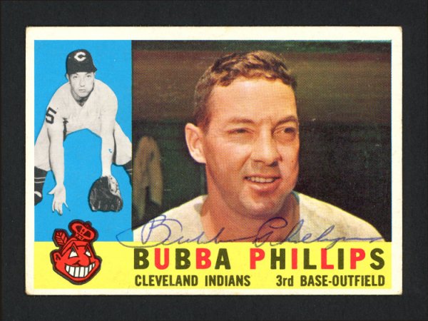 Bubba Phillips Autographed 1959 Topps Card #187 Chicago White Sox