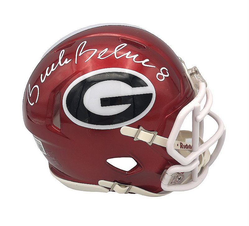 Autographed Bulldogs Mini Helmets Signed Mini Helmets