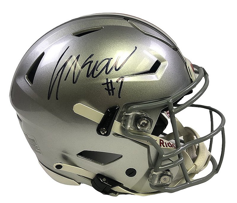C.J. Stroud Autographed Signed Ohio State Buckeyes Riddell SpeedFlex Authentic Helmet - Beckett Authentic