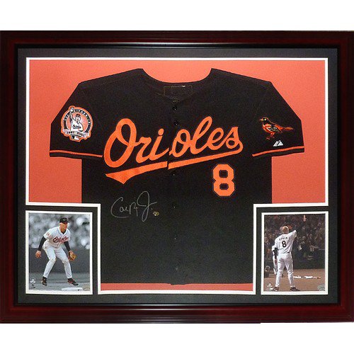 Cal Ripken Jr. Autographed Framed Orioles Jersey