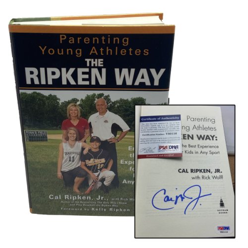 Cal Ripken Jr. Autographed Signed Biography Parenting Young Athletes: The Ripken Way - PSA/DNA Authentic