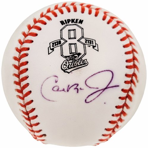Cal Ripken Jr. Autographed Signed . Official Commemorative #8 Al Baseball Baltimore Orioles Beckett Beckett