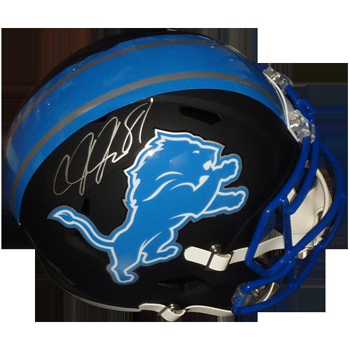Calvin johnson autographed helmet Clearance