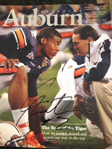 cam newton autographed football