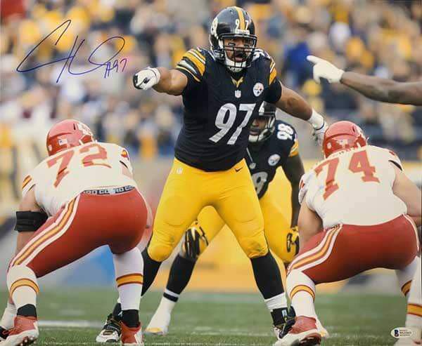 Cameron Heyward Autographed Signed Pointing 16x20 Photo