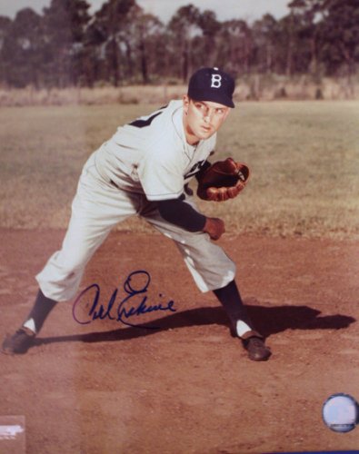 Carl Erskine Hand Signed Autographed Los Angeles Dodgers Jersey