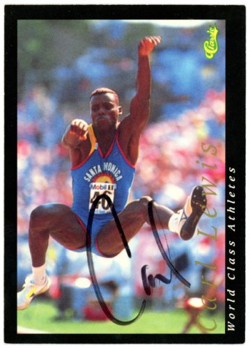 Carl Lewis SIGNED AUTOGRAPHED 10" X 8" REPRODUCTION PHOTO PRINT 