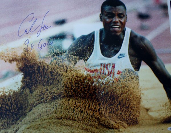 Carl Lewis Autographed Signed Olympics 16X20 Photo - Autographs