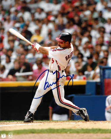 Carlos Baerga Signed Autographed 8 x 10 Photo New York Mets FREE SHIPPING  D4D4