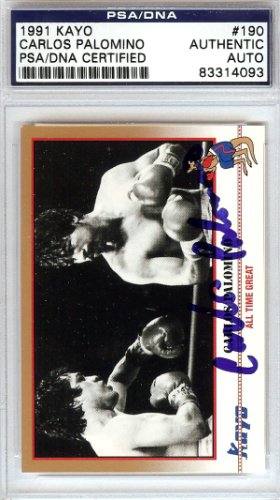 CARLOS PALOMINO Signed Autograph Auto 8x10 Picture Photo COA Boxing 