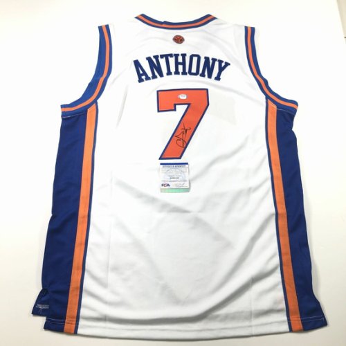 Carmelo Anthony Autographed Memorabilia Signed Photo, Jersey
