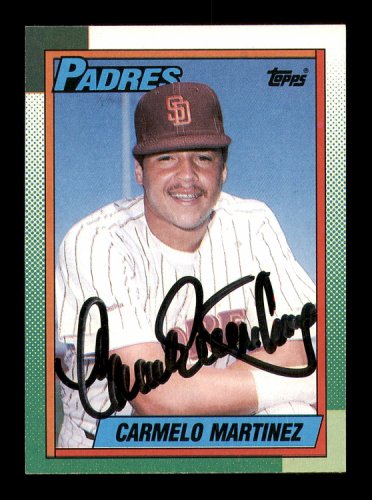Carmelo Martinez San Diego Padres 1988 Cooperstown Unsigned 