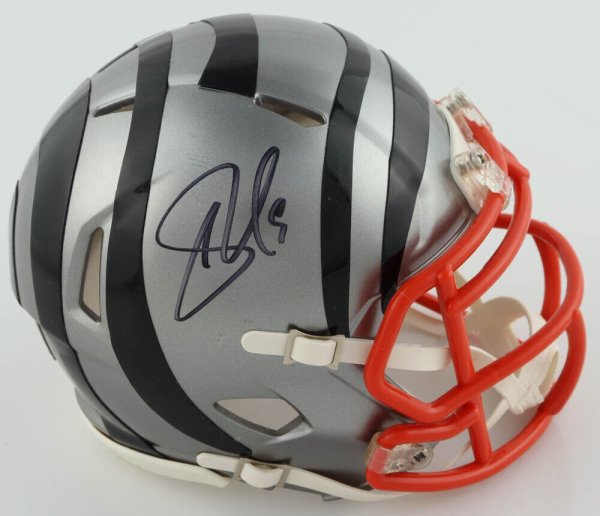 Carson Palmer Autographed Signed Cincinnati Bengals Flash Alternate Speed Mini Helmet (JSA)
