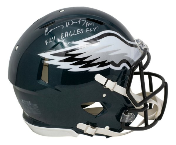 Carson Wentz Autographed Signed Full Size Speed Authentic Helmet Fly Eagles Fly Fanatics