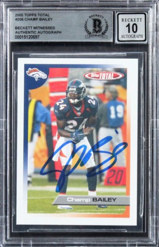 Champ Bailey Denver Broncos Autograph Signed Custom Framed Jersey Blue –  MisterMancave