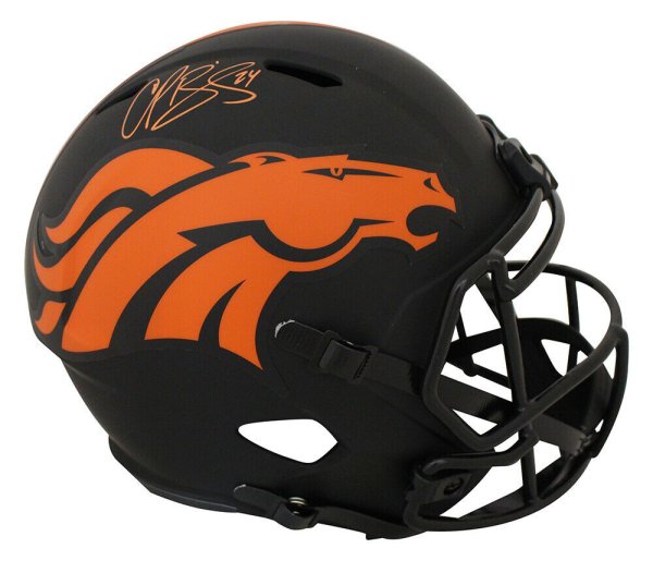 Champ Bailey Autographed/Signed Denver Broncos Orange XL Jersey HOF JSA 