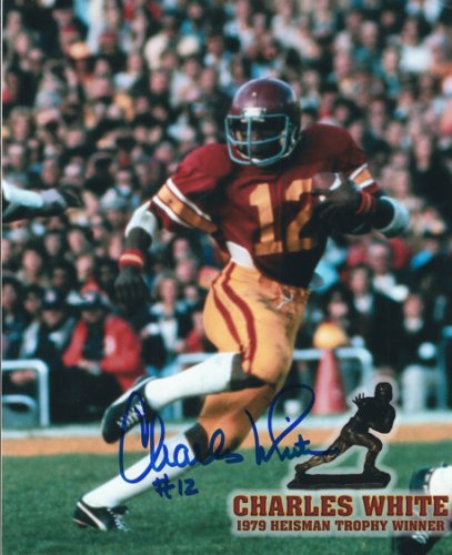 Charles White Autographed Signed 8X10 Usc Photo - Autographs