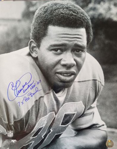 Autographed CHARLIE SANDERS 8X10 DETROIT LIONS photo - Main Line Autographs