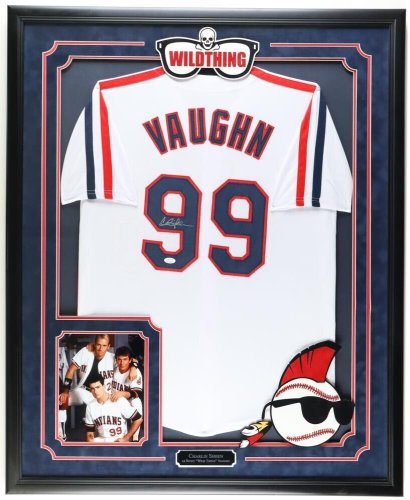 Charlie Sheen Ricky Vaughn Cleveland Indians Signed Autograph Major League  The Movie Jersey JSA Witnessed Certified