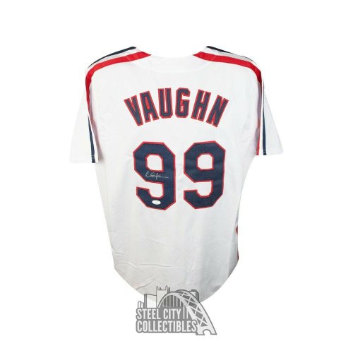 Charlie Sheen Signed Major League Ricky Vaughn Jersey (JSA COA)